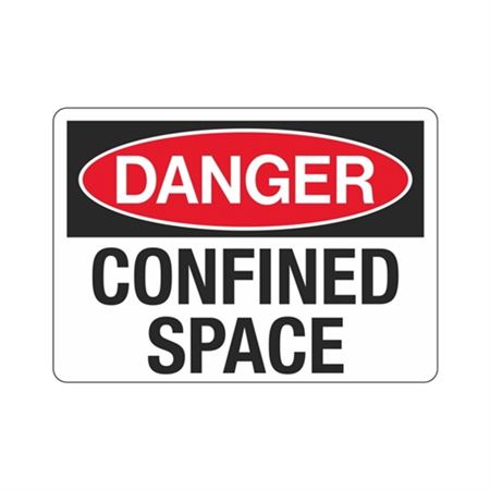 Danger Confined Space Sign